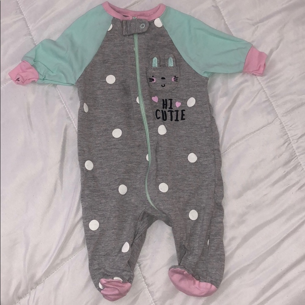 Gerber newborn pajamas.